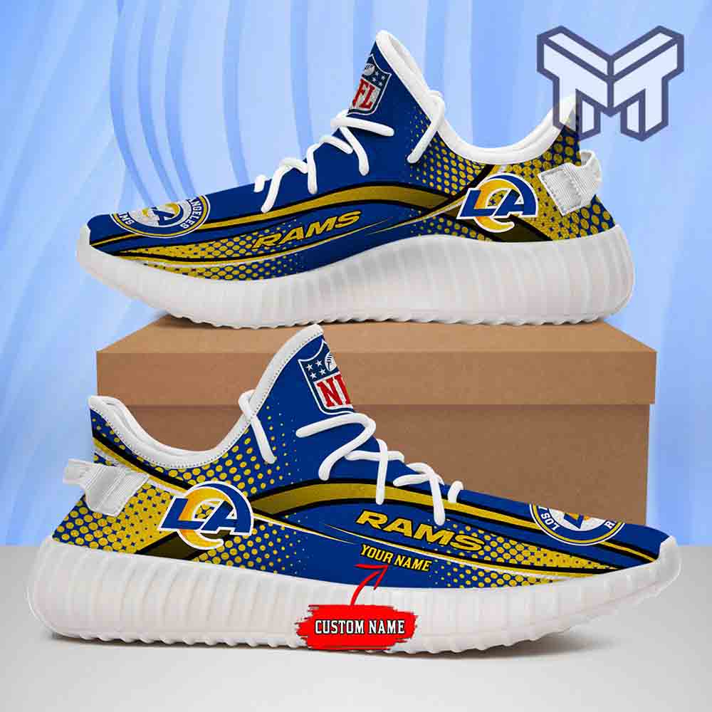 JWFancy Los Angeles Rams Yeezy Boost Shoes For Men And Women