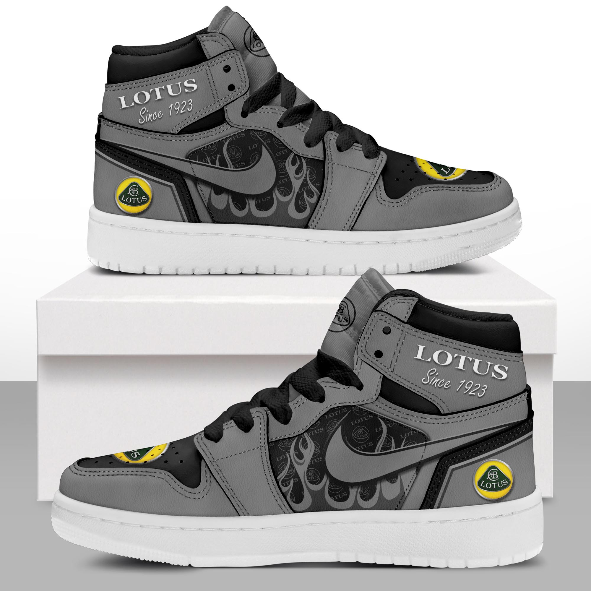 JWFancy Lotus AJ1 High Sneakers Shoes For Men And Women