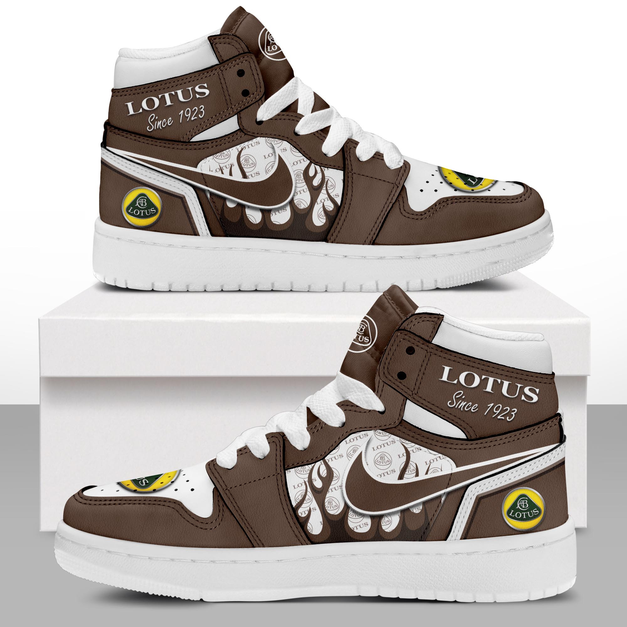 JWFancy Lotus AJ1 High Sneakers Shoes For Men And Women