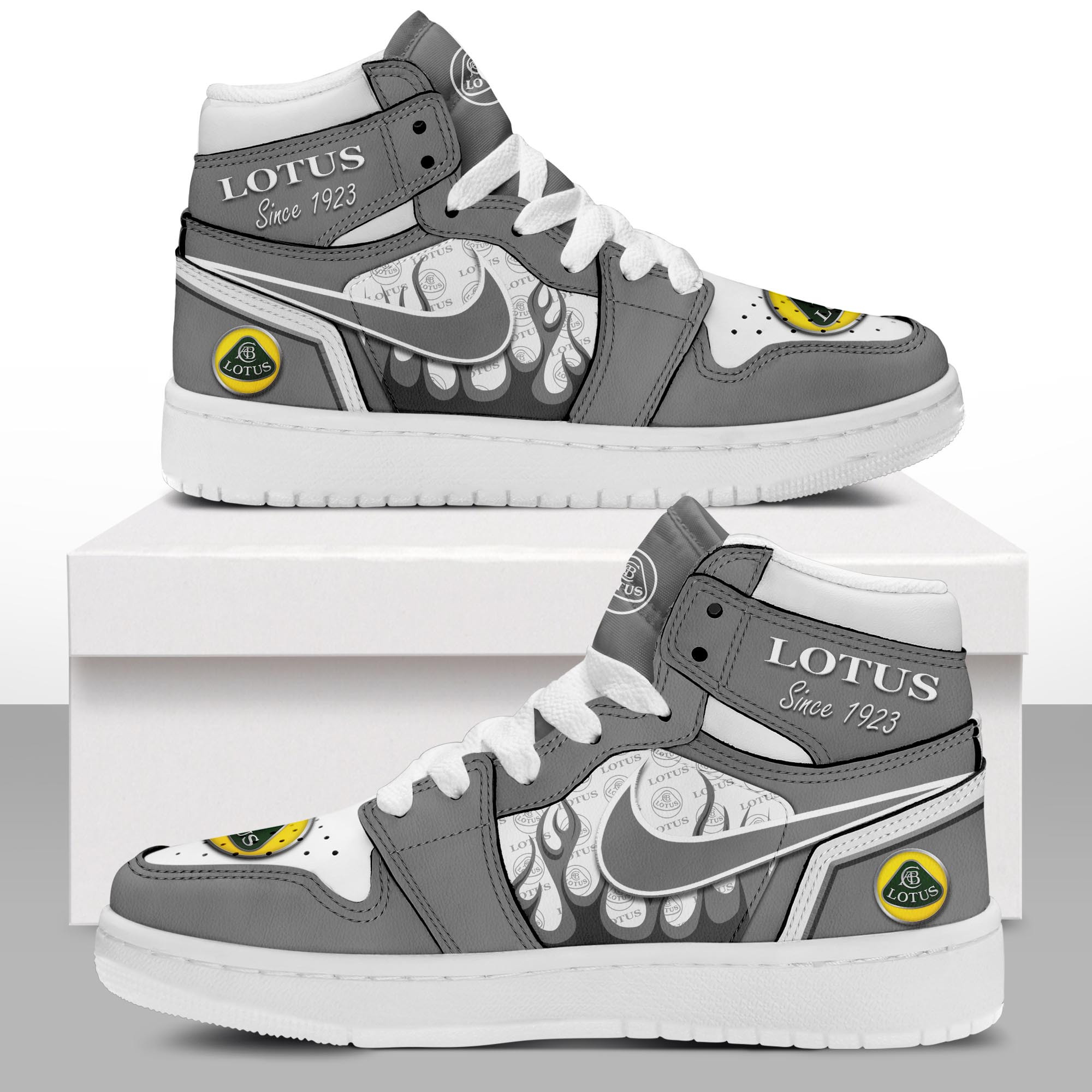 JWFancy Lotus AJ1 High Sneakers Shoes For Men And Women