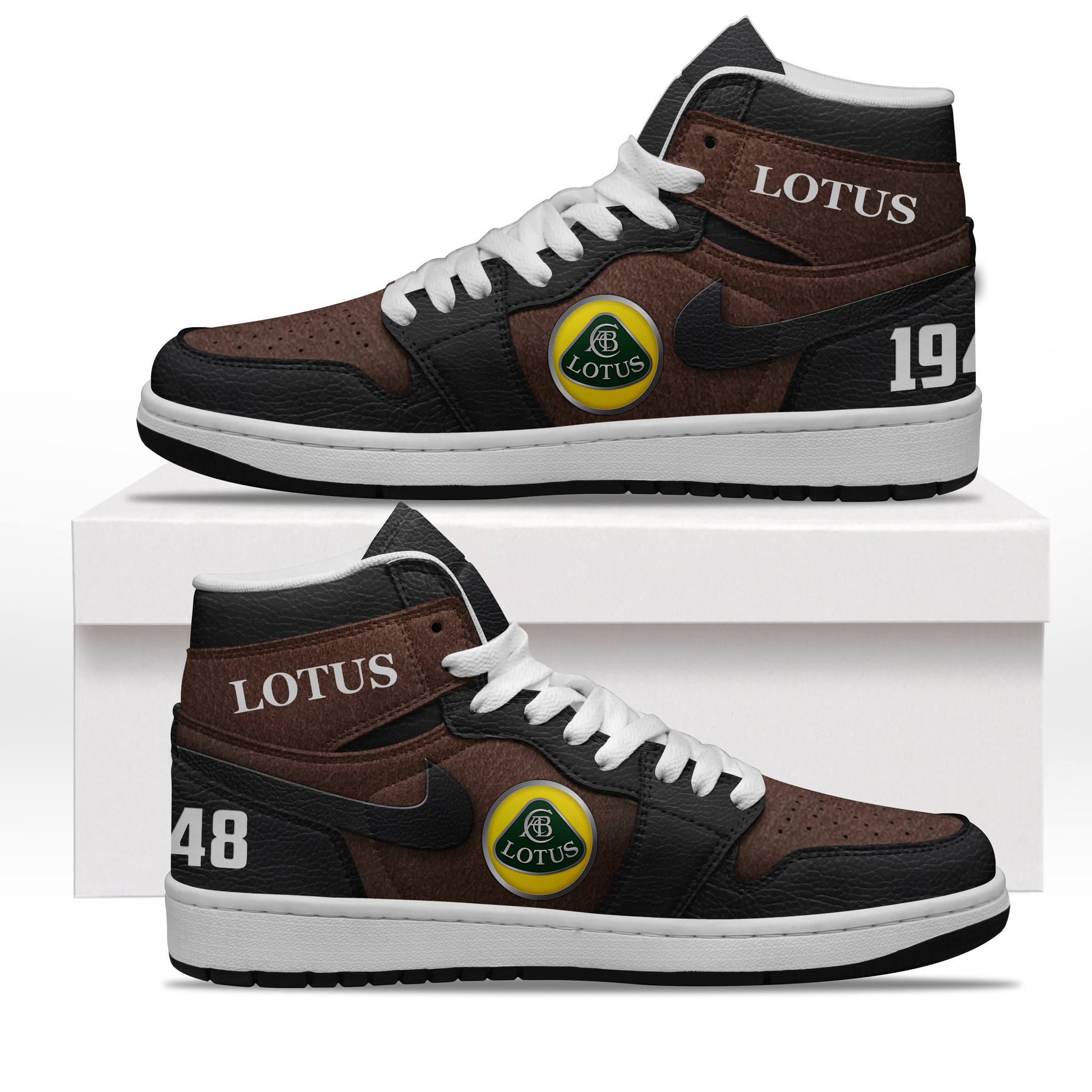 JWFancy Lotus High Sneakers Shoes For Men And Women