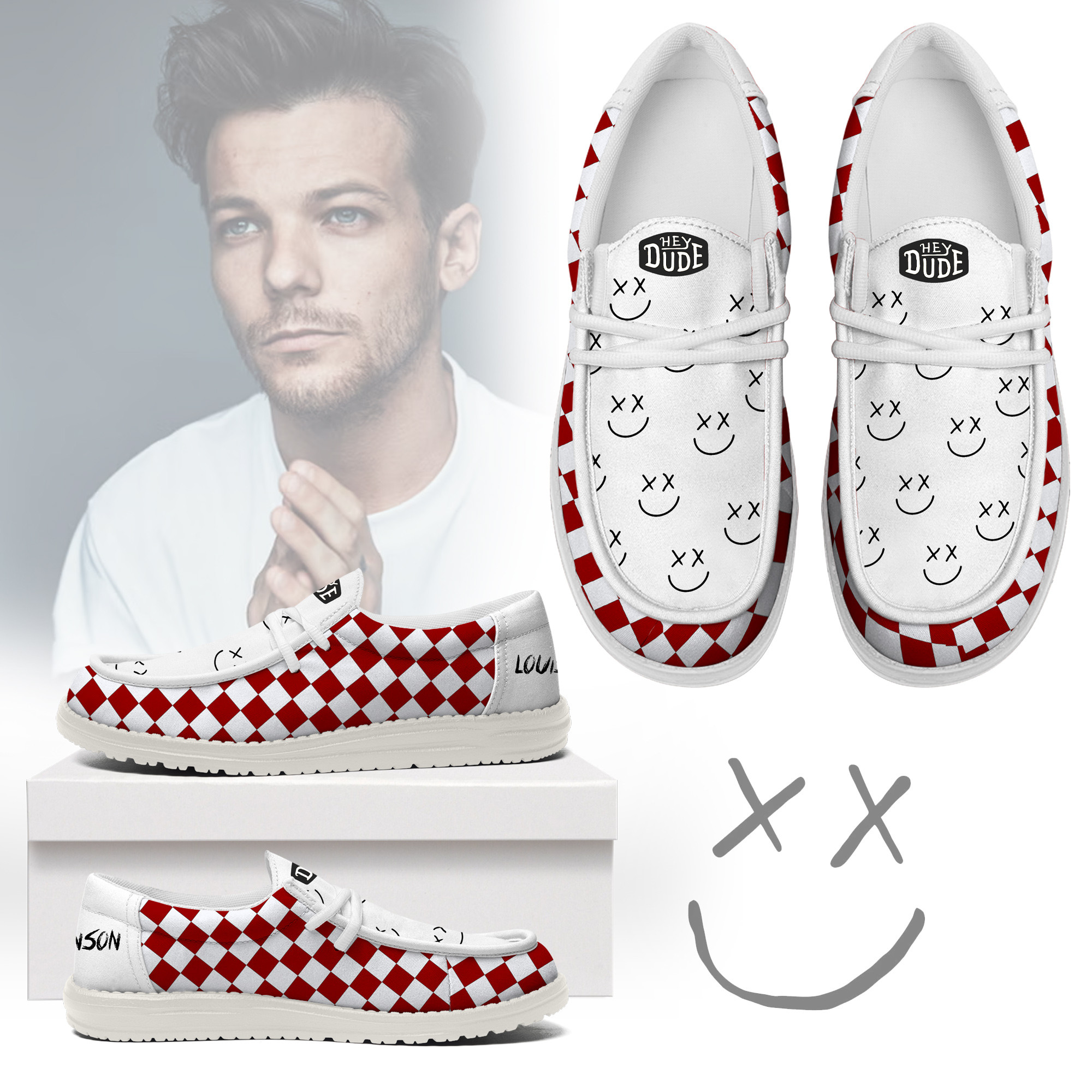 JWFancy Louis Tomlinson – Custom Name Hey Dude