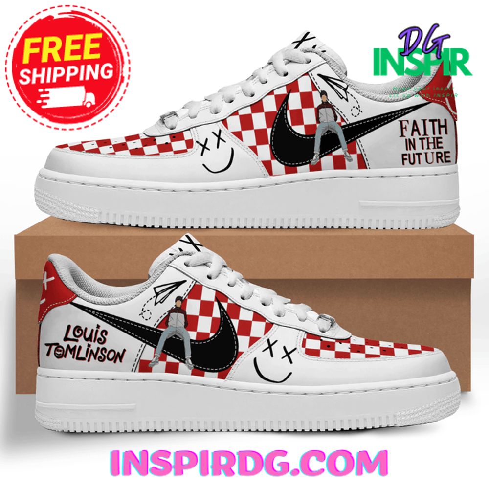 JWFancy Louis Tomlinson Faith In The Future Air Low-Top Sneakers Shoes For Men And Women