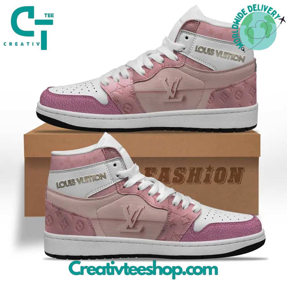 JWFancy Louis Vuitton  AJ1 High Sneakers Shoes For Men And Women