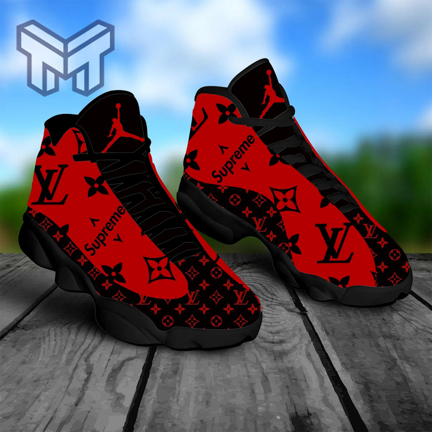 JWFancy Louis Vuitton AJ13 Sneakers Shoes For Men And Women