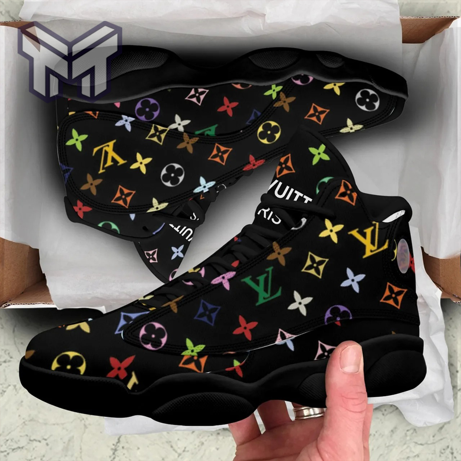 JWFancy Louis Vuitton AJ13 Sneakers Shoes For Men And Women