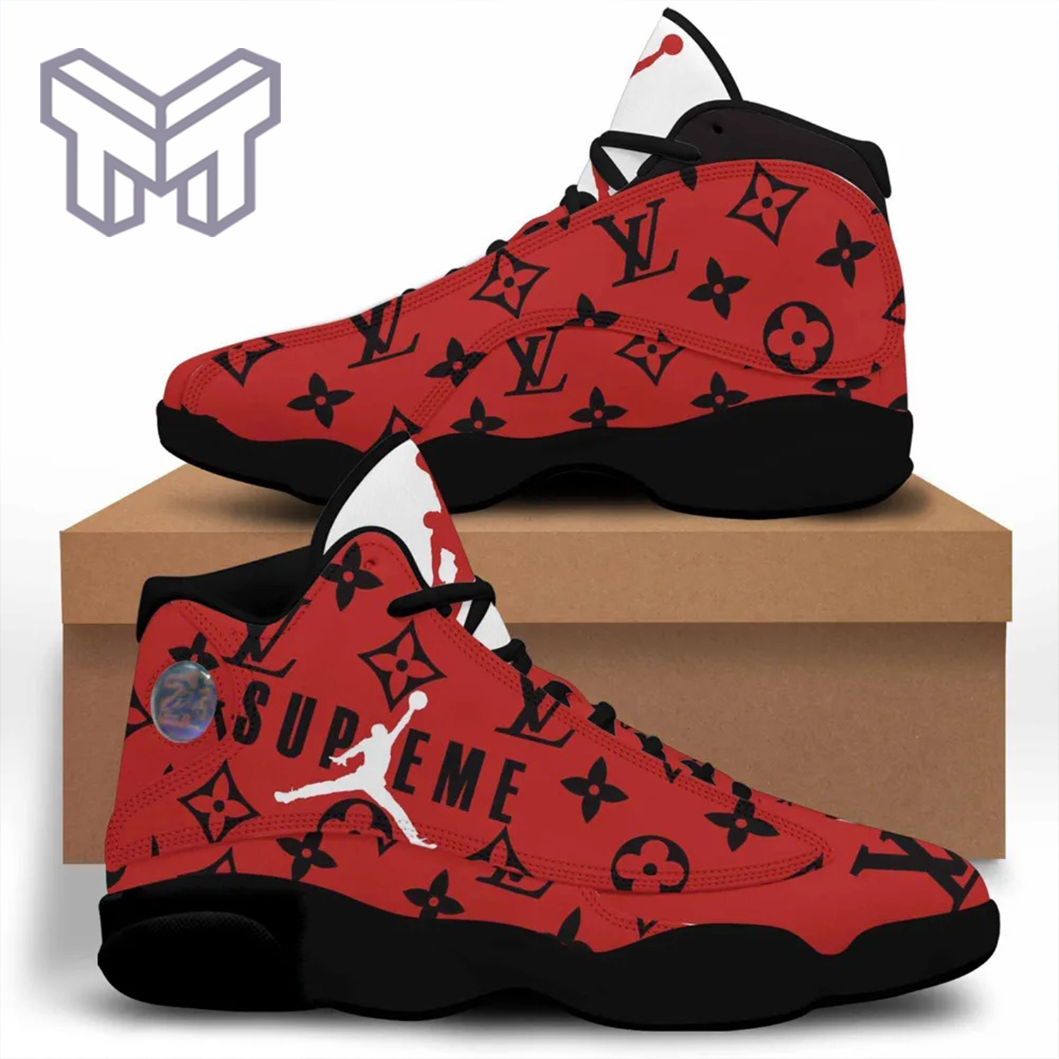 JWFancy Louis Vuitton AJ13 Sneakers Shoes For Men And Women
