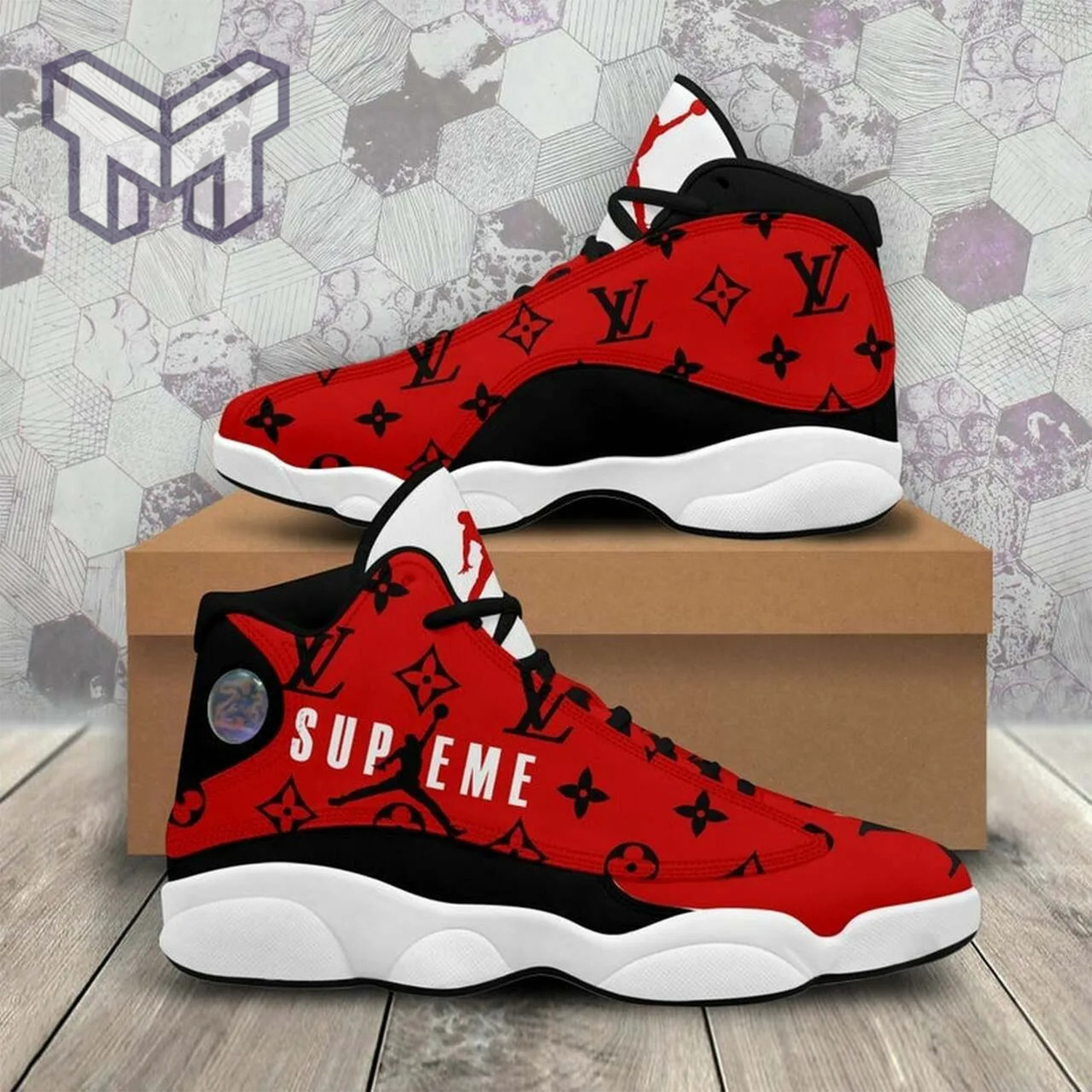 JWFancy Louis Vuitton AJ13 Sneakers Shoes For Men And Women