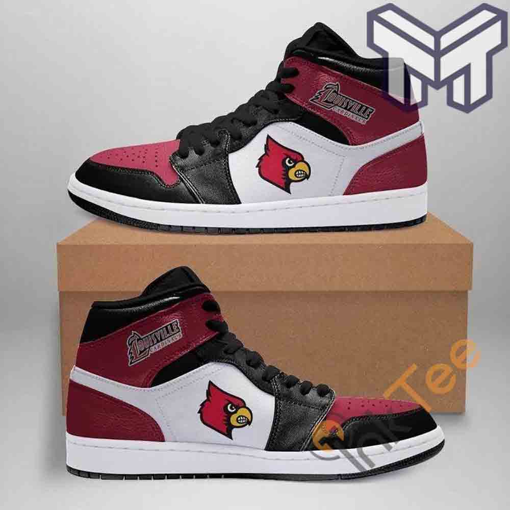 JWFancy Louisville Cardinals AJ1 High Sneakers Shoes For Men And Women
