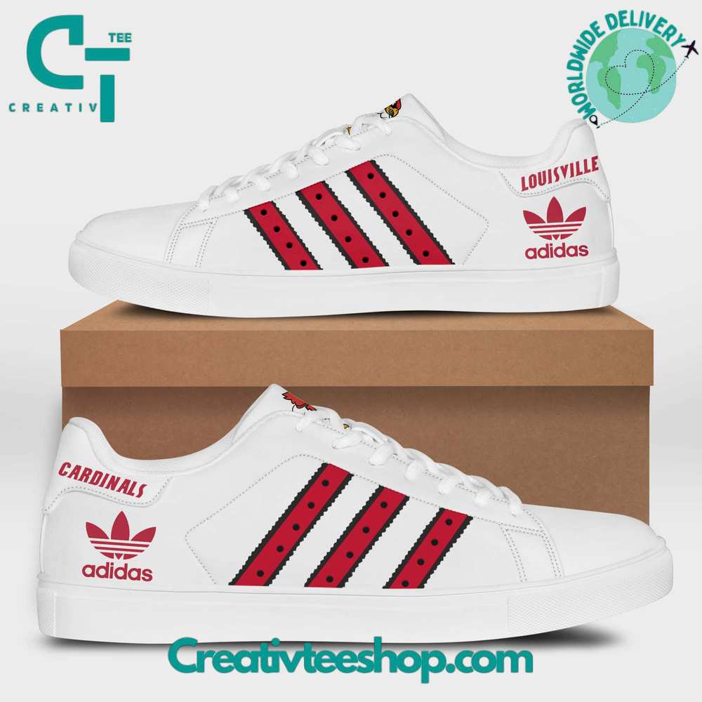 JWFancy Louisville Cardinals Skate Stan Shoes Sneakes For Men And Women