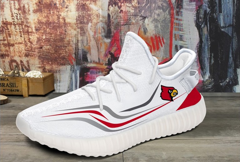 JWFancy Louisville Cardinals Yeezy Boost Shoes For Men And Women
