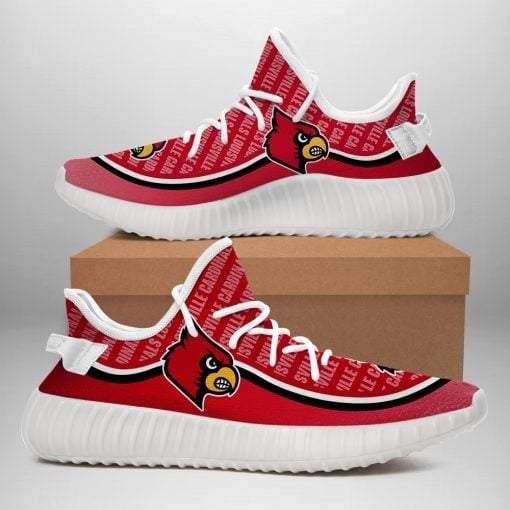 JWFancy Louisville Cardinals Yeezy Boost Shoes For Men And Women