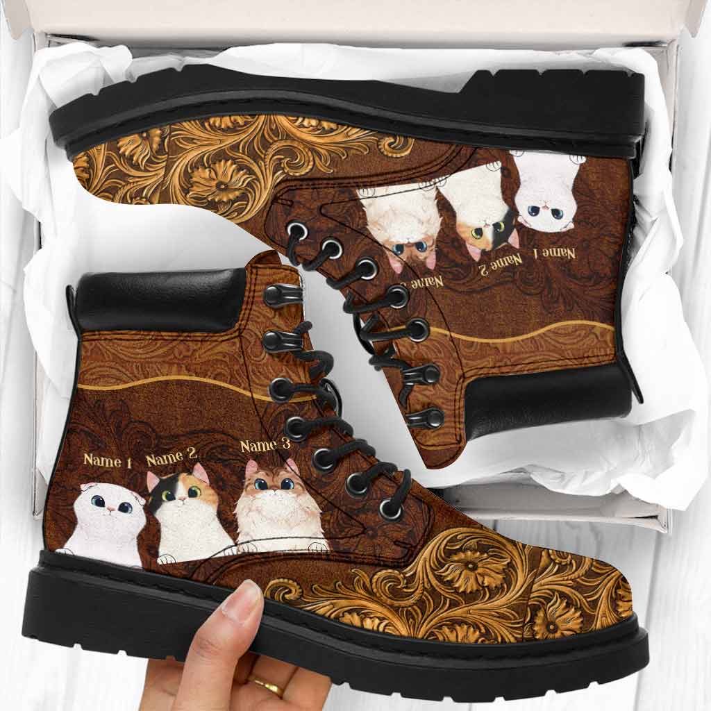 JWFancy Love Cats Boots Shoes For Men And Women