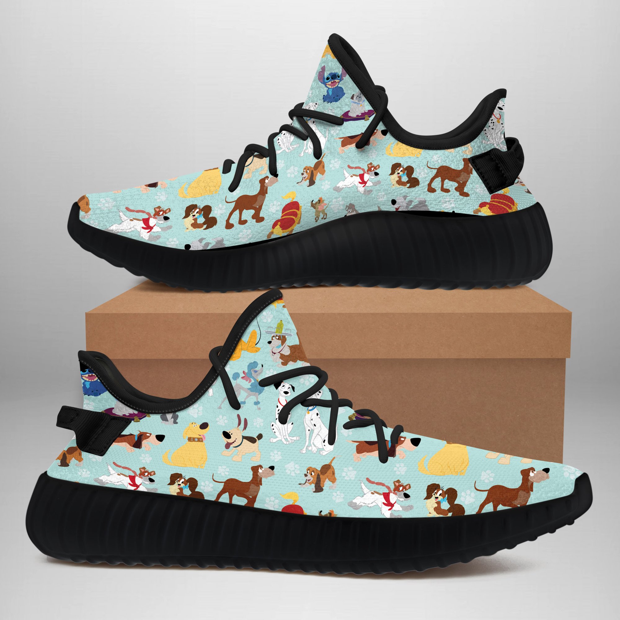 JWFancy Love Dog Yeezy Boost Shoes For Men And Women