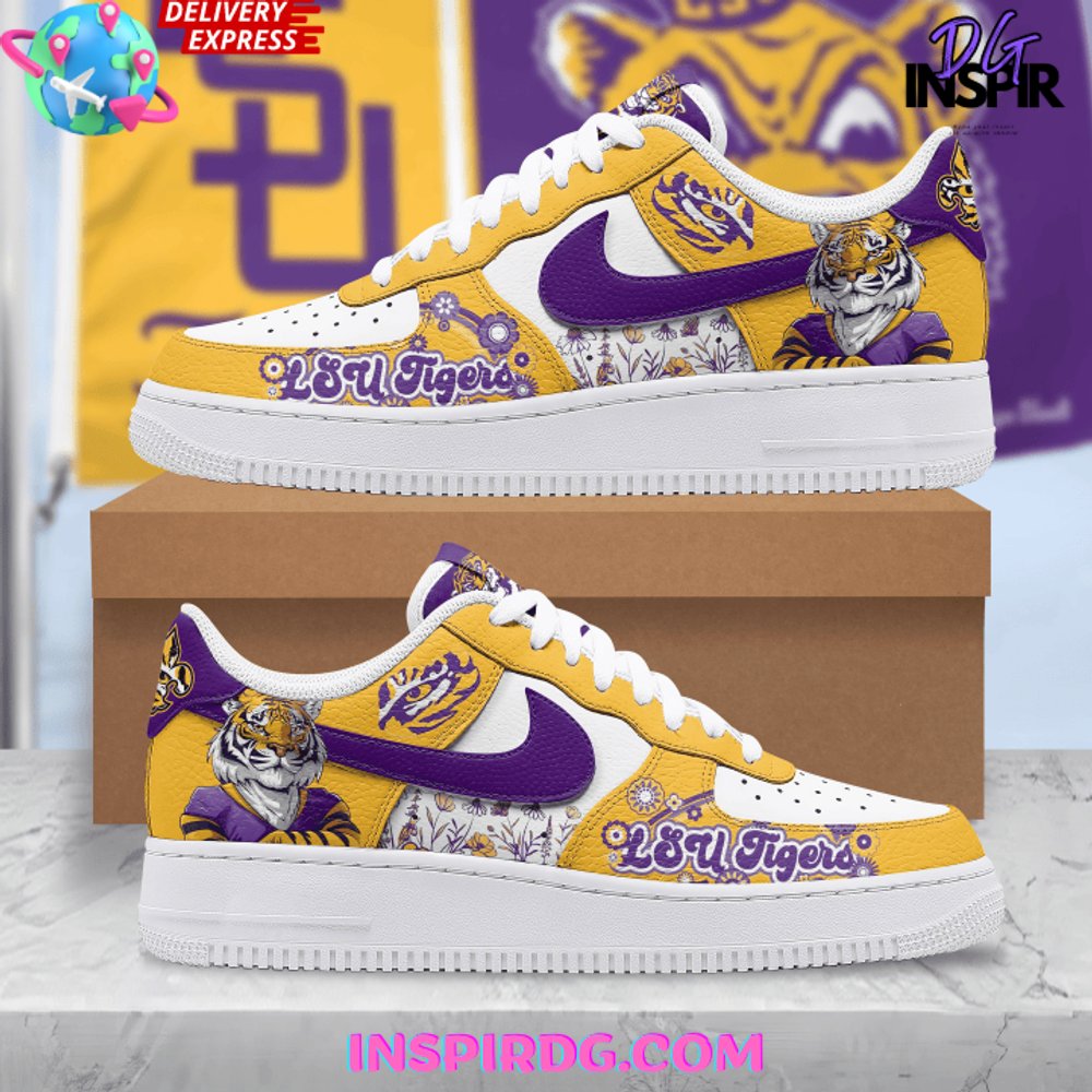 JWFancy LSU Tigers Air Low-Top Sneakers Shoes For Men And Women