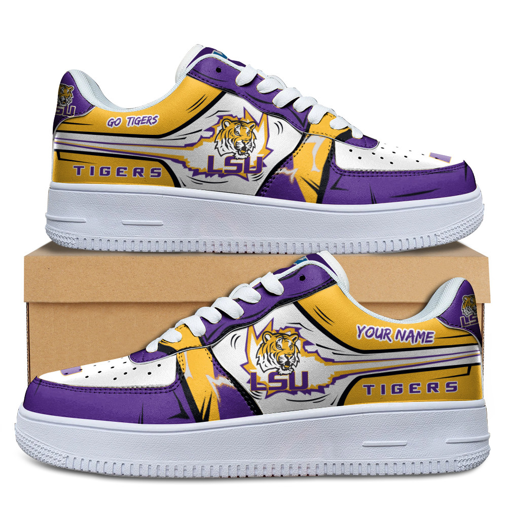 JWFancy LSU Tigers Air Low-Top Sneakers Shoes For Men And Women