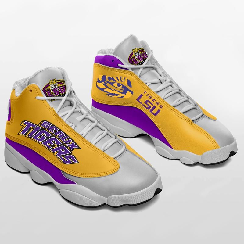 JWFancy LSU Tigers AJ13 Sneakers Shoes For Men And Women