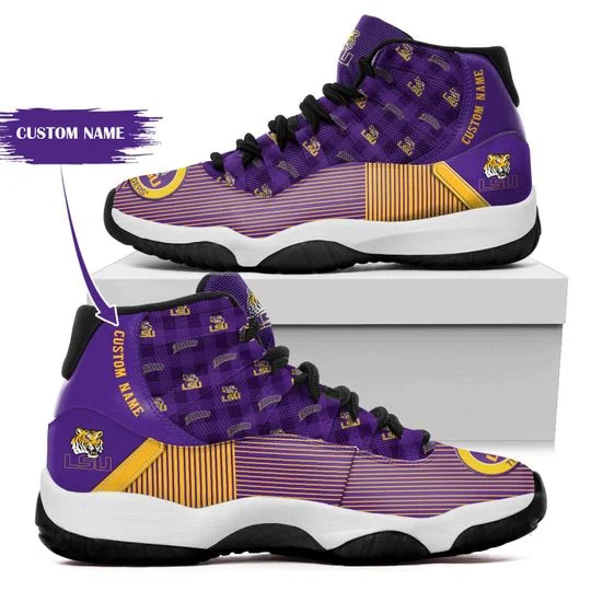 JWFancy LSU Tigers AJ13 Sneakers Shoes For Men And Women