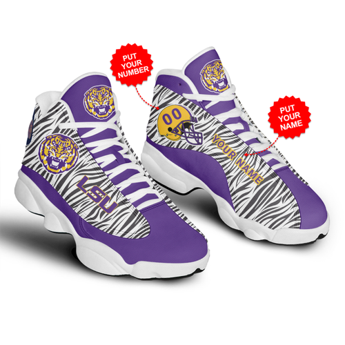 JWFancy LSU Tigers AJ13 Sneakers Shoes For Men And Women