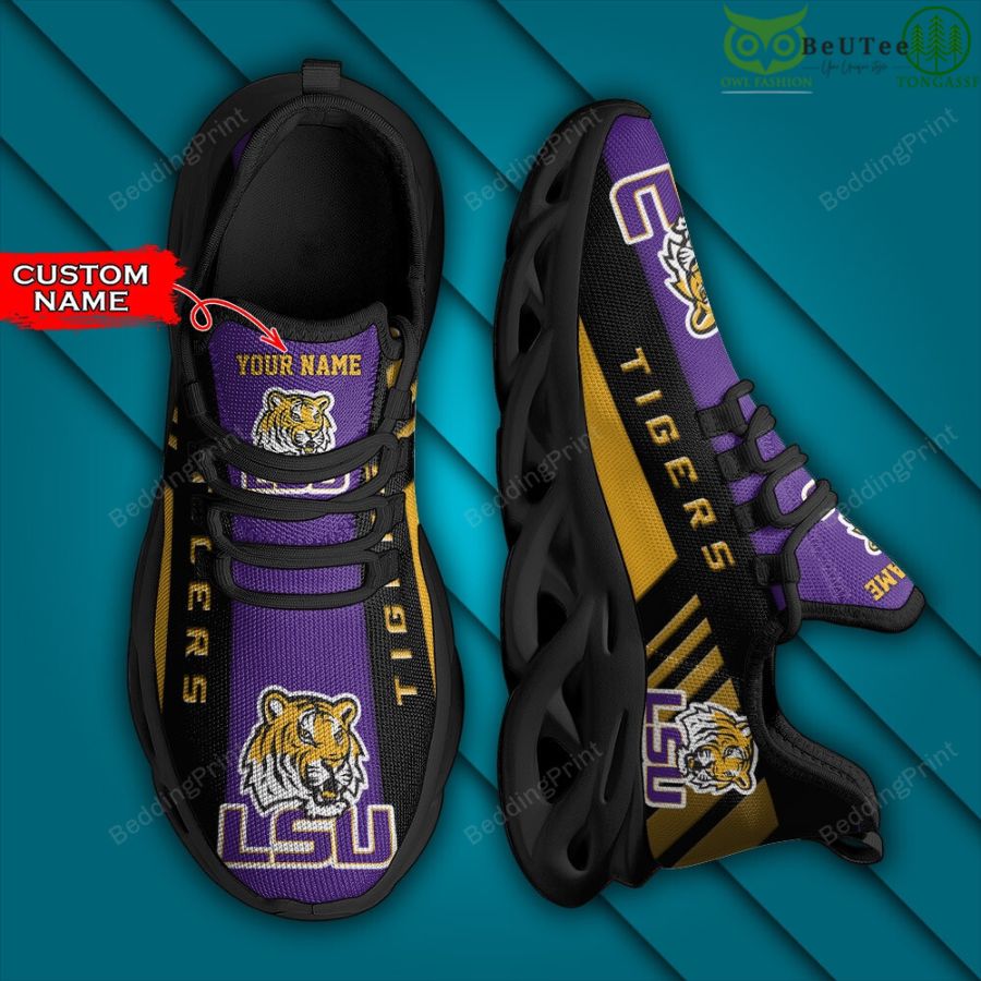 JWFancy LSU Tigers Max Soul Shoes Sneakers For Men And Women