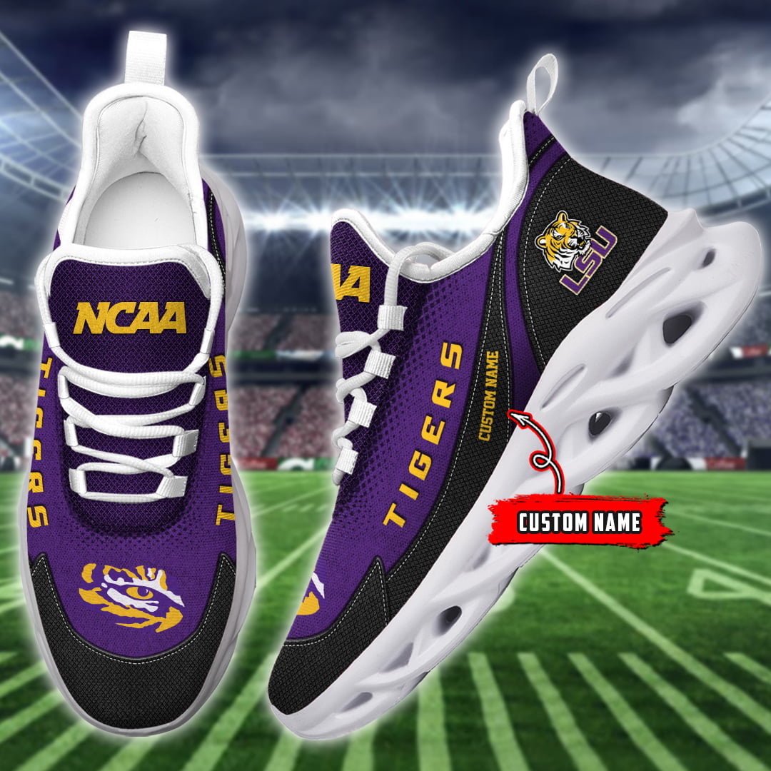 JWFancy LSU Tigers NCAA Max Soul Shoes Sneakers For Men And Women