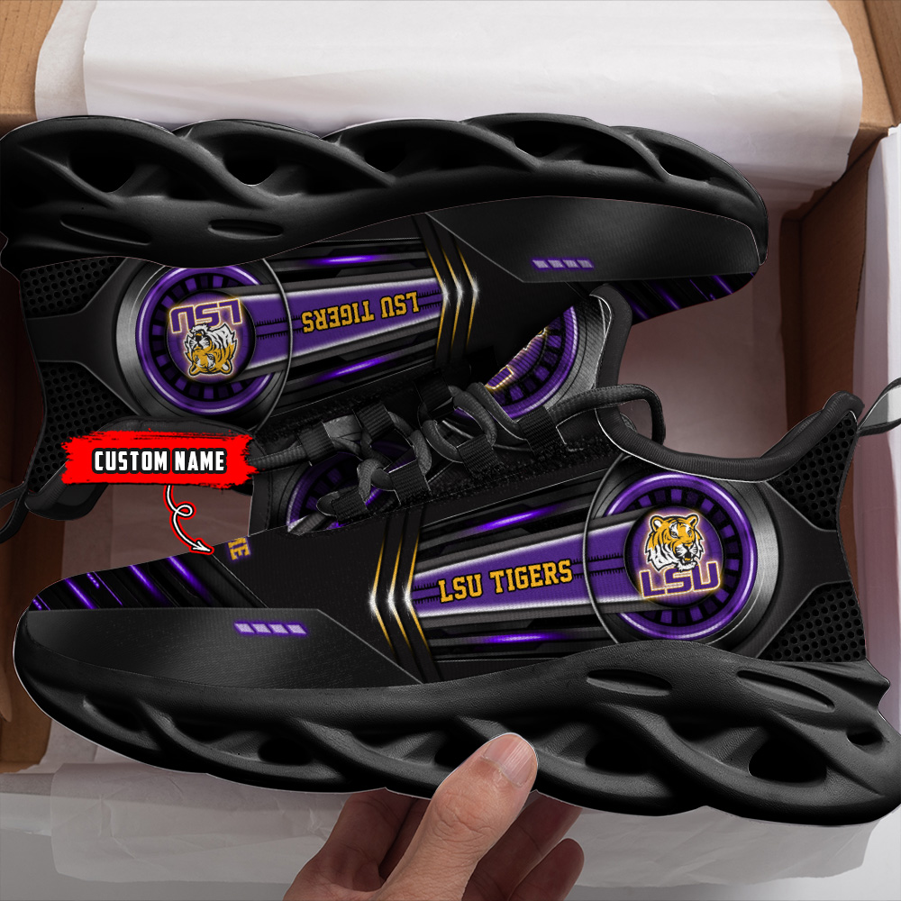 JWFancy LSU Tigers NCAA Max Soul Shoes Sneakers For Men And Women