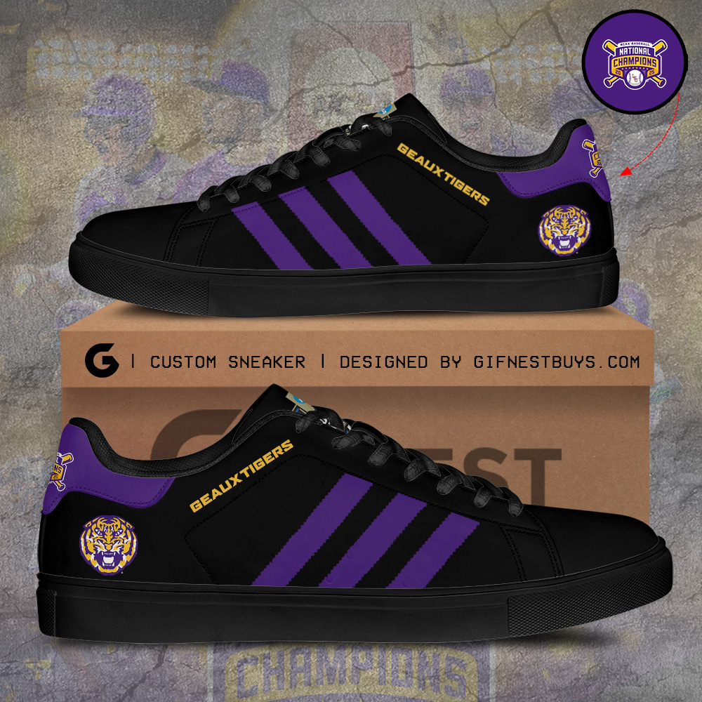 JWFancy LSU Tigers Skate Stan Shoes Sneakes For Men And Women