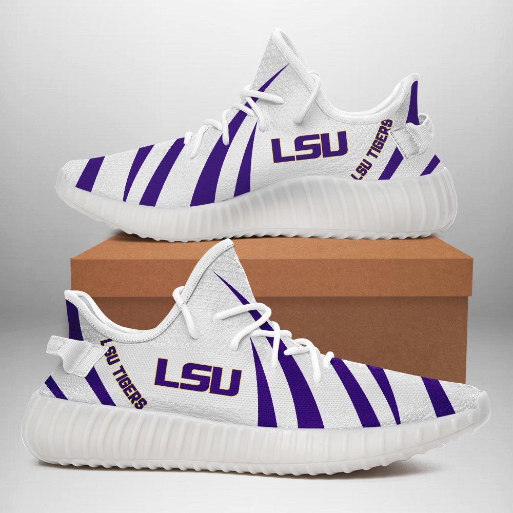 JWFancy LSU Tigers Yeezy Boost Shoes For Men And Women
