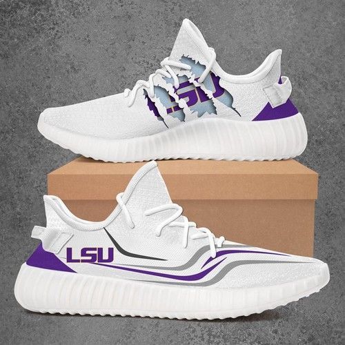 JWFancy LSU Tigers Yeezy Boost Shoes For Men And Women