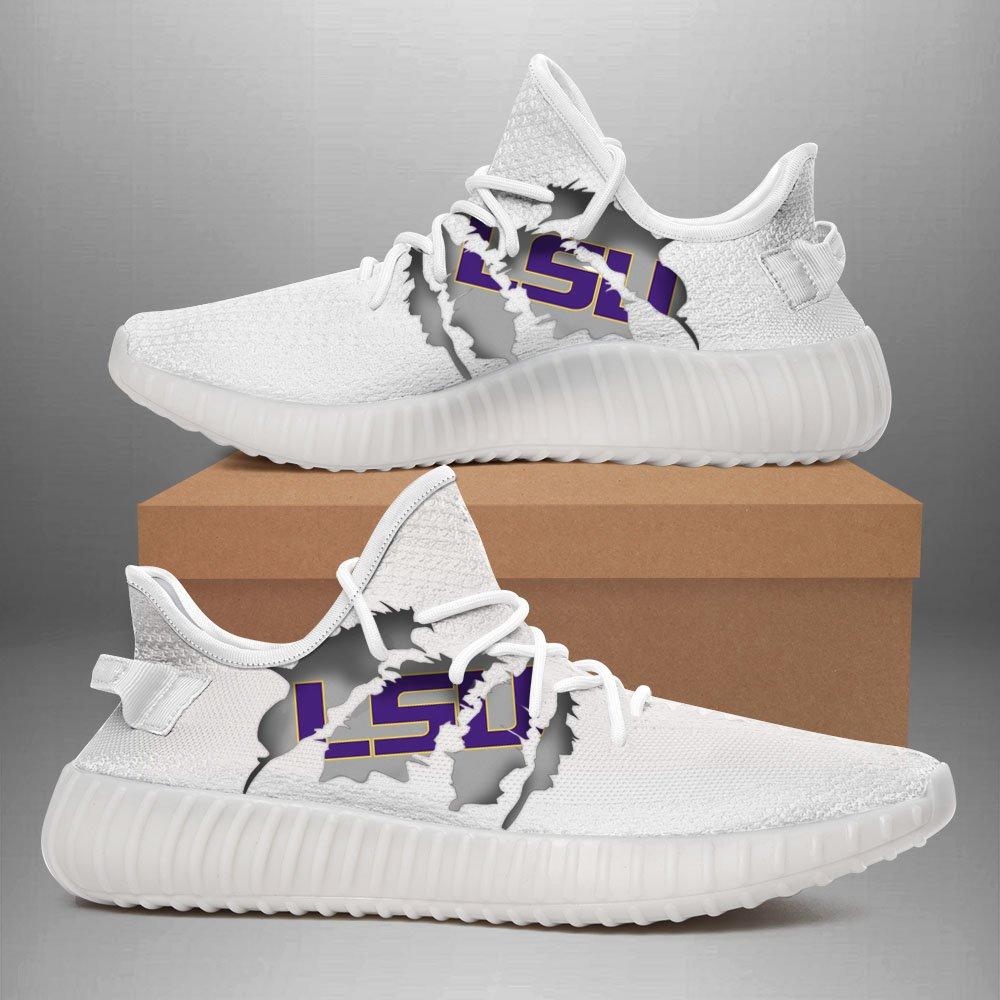 JWFancy LSU Tigers Yeezy Boost Shoes For Men And Women