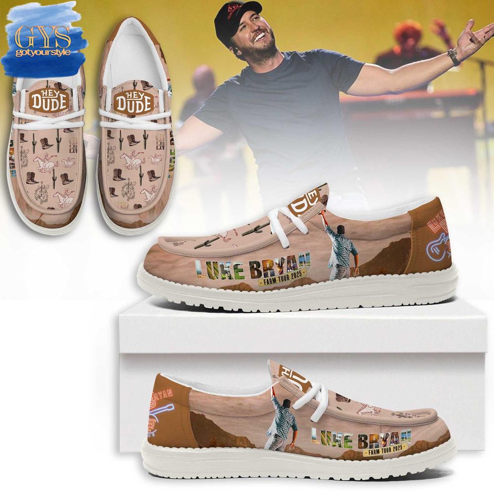 JWFancy Luke Bryan Hey Dude Shoes Wally Men's Lace Up Loafers Comfortable For Men And Women