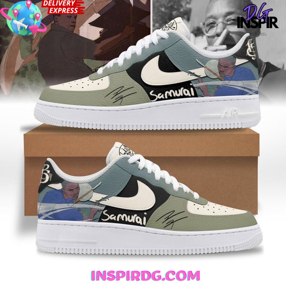 JWFancy Lupe Fiasco Samurai Air Low-Top Sneakers Shoes For Men And Women