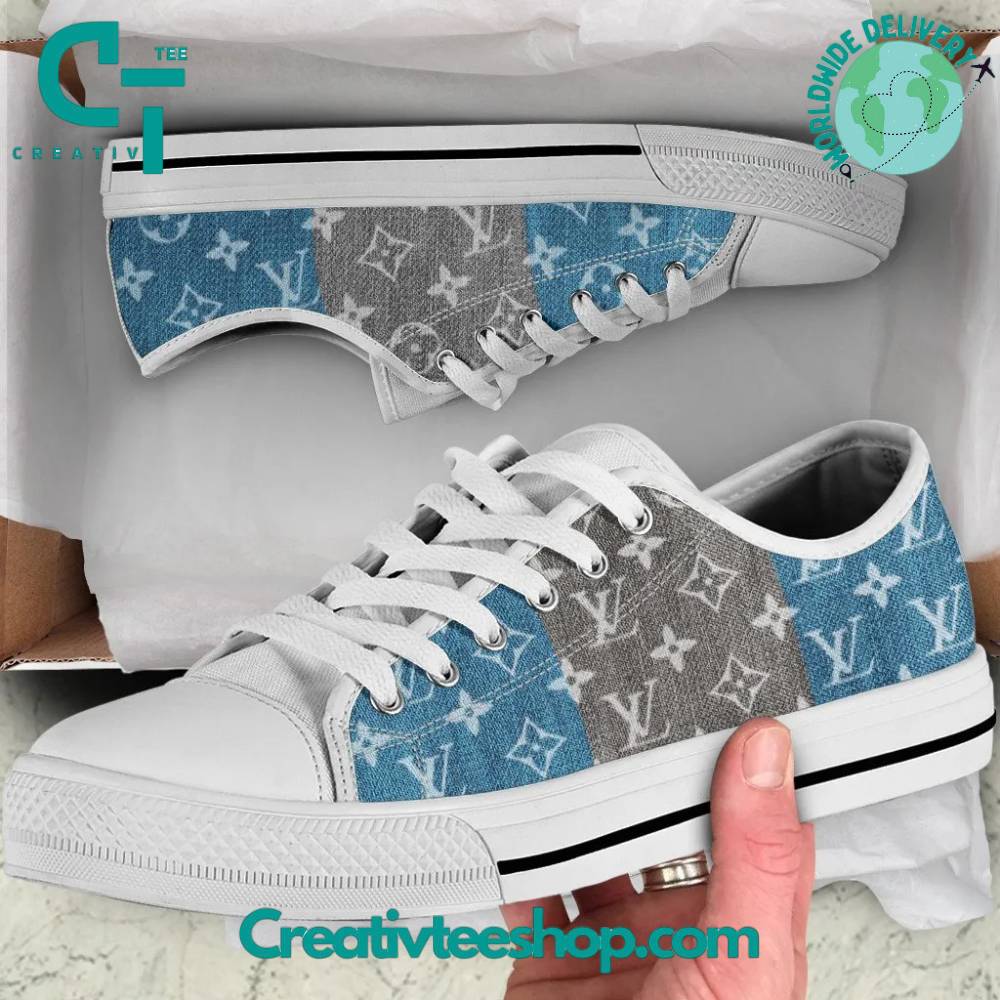 JWFancy LV Low Top Canvas Sneakers Shoes For Men And Women