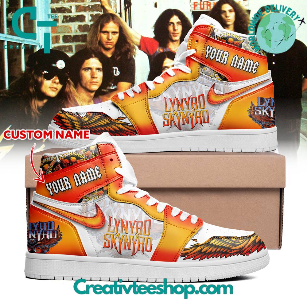 JWFancy Lynyrd Skynyrd AJ1 High Sneakers Shoes For Men And Women