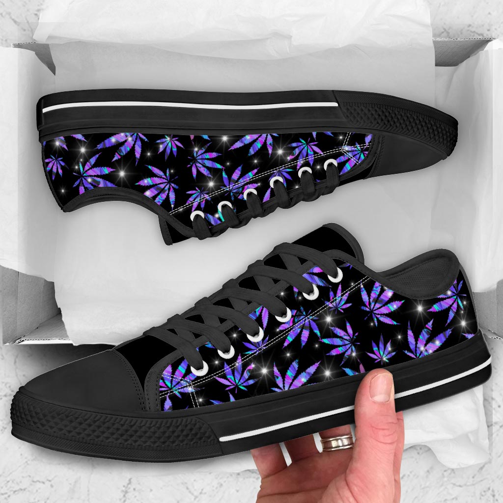 JWFancy Magic 420 - Weed  Low Top Canvas Sneakers Shoes For Men And Women