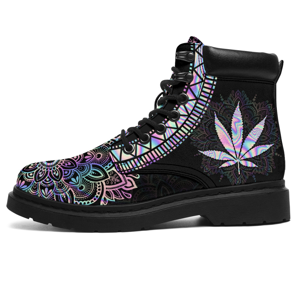 JWFancy Magic Leaf - Weed Boots Shoes For Men And Women