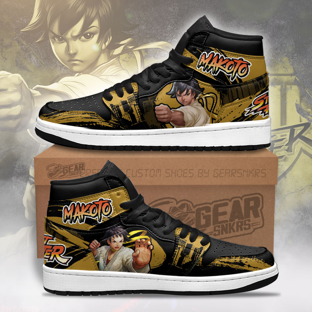 JWFancy Makoto Gameboy AJ1 High Sneakers Shoes For Men And Women