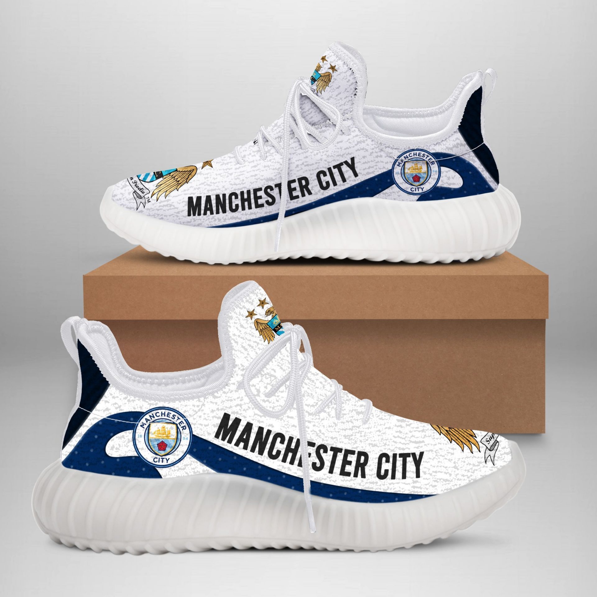 JWFancy Manchester City Reze Sneakers Shoes For Men And Women