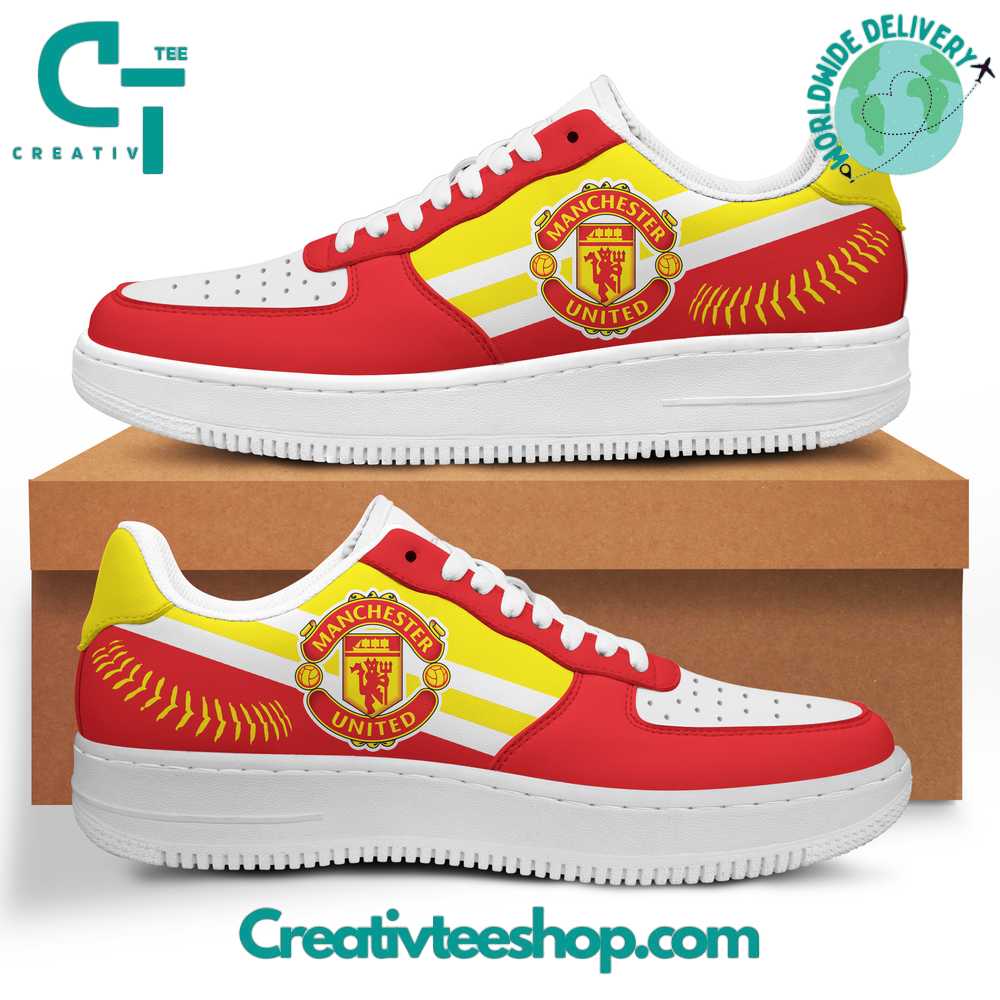 JWFancy Manchester United Air Low-Top Sneakers Shoes For Men And Women