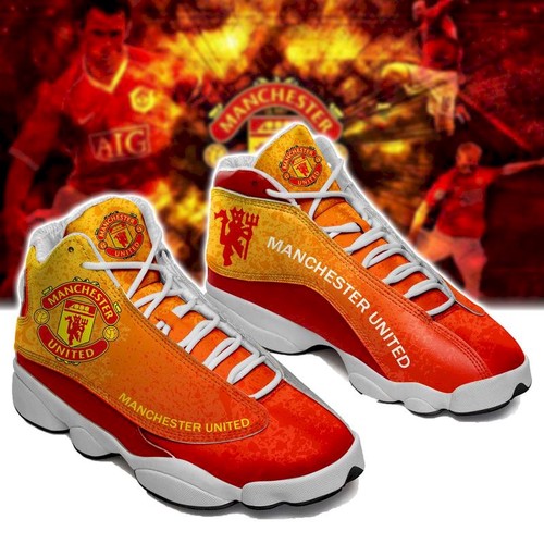 JWFancy Manchester United AJ13 Sneakers Shoes For Men And Women