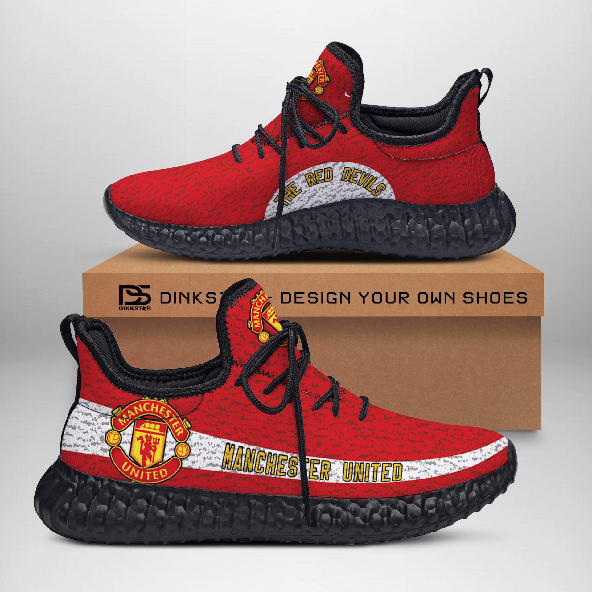 JWFancy Manchester United Reze Sneakers Shoes For Men And Women