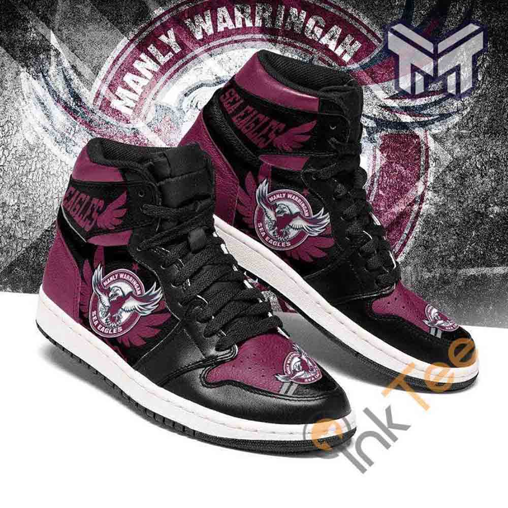 JWFancy Manly Warringah Sea Eagles AJ1 High Sneakers Shoes For Men And Women