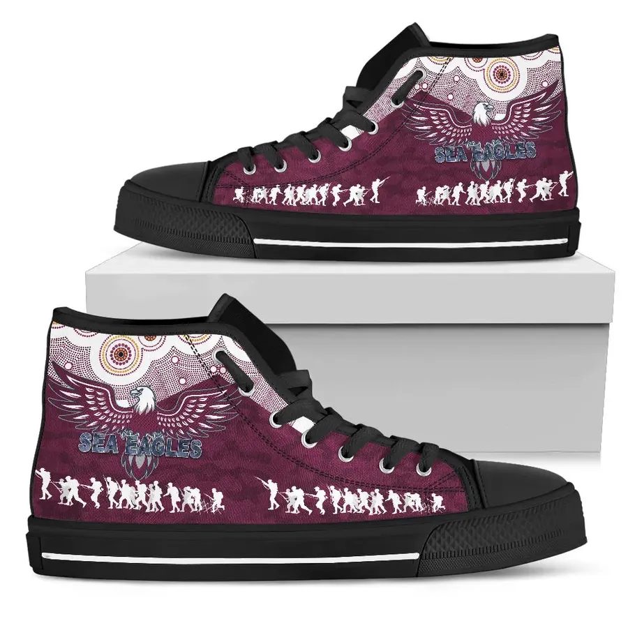 JWFancy Manly Warringah Sea Eagles High Top Canvas Sneakers Shoes For Men And Women