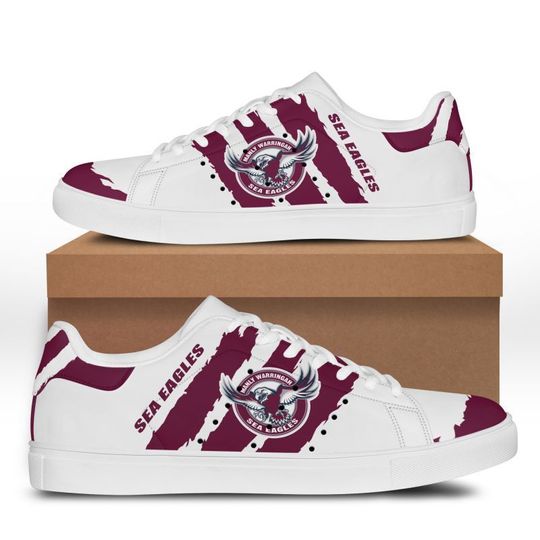 JWFancy Manly Warringah Sea Eagles Skate Stan Shoes Sneakes For Men And Women