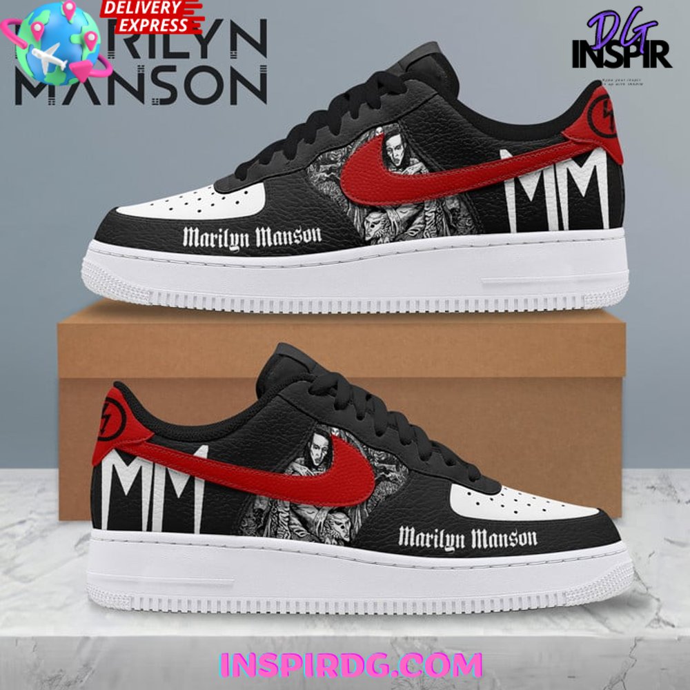 JWFancy Marilyn Manson Rocker Air Low-Top Sneakers Shoes For Men And Women
