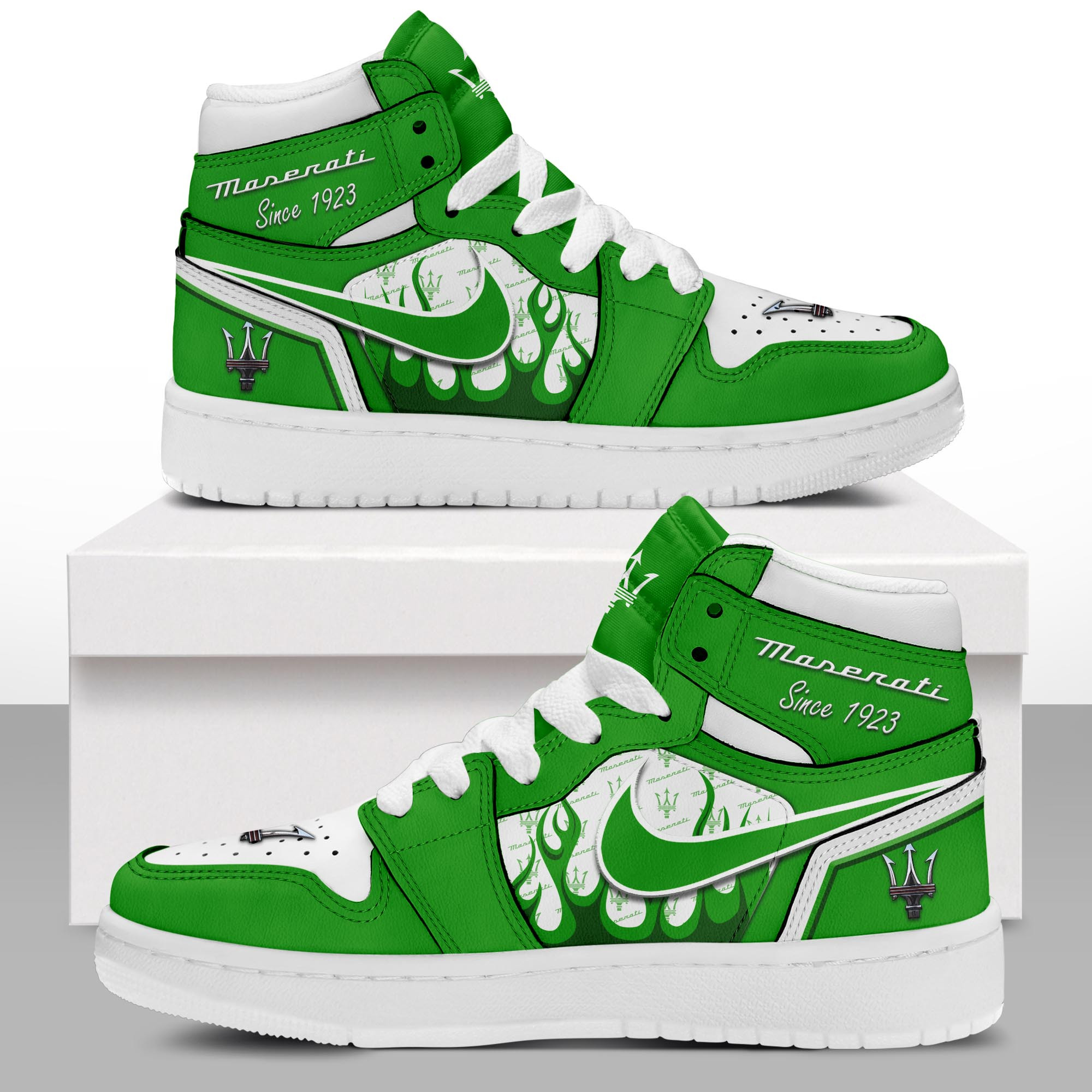 JWFancy Maserati AJ1 High Sneakers Shoes For Men And Women