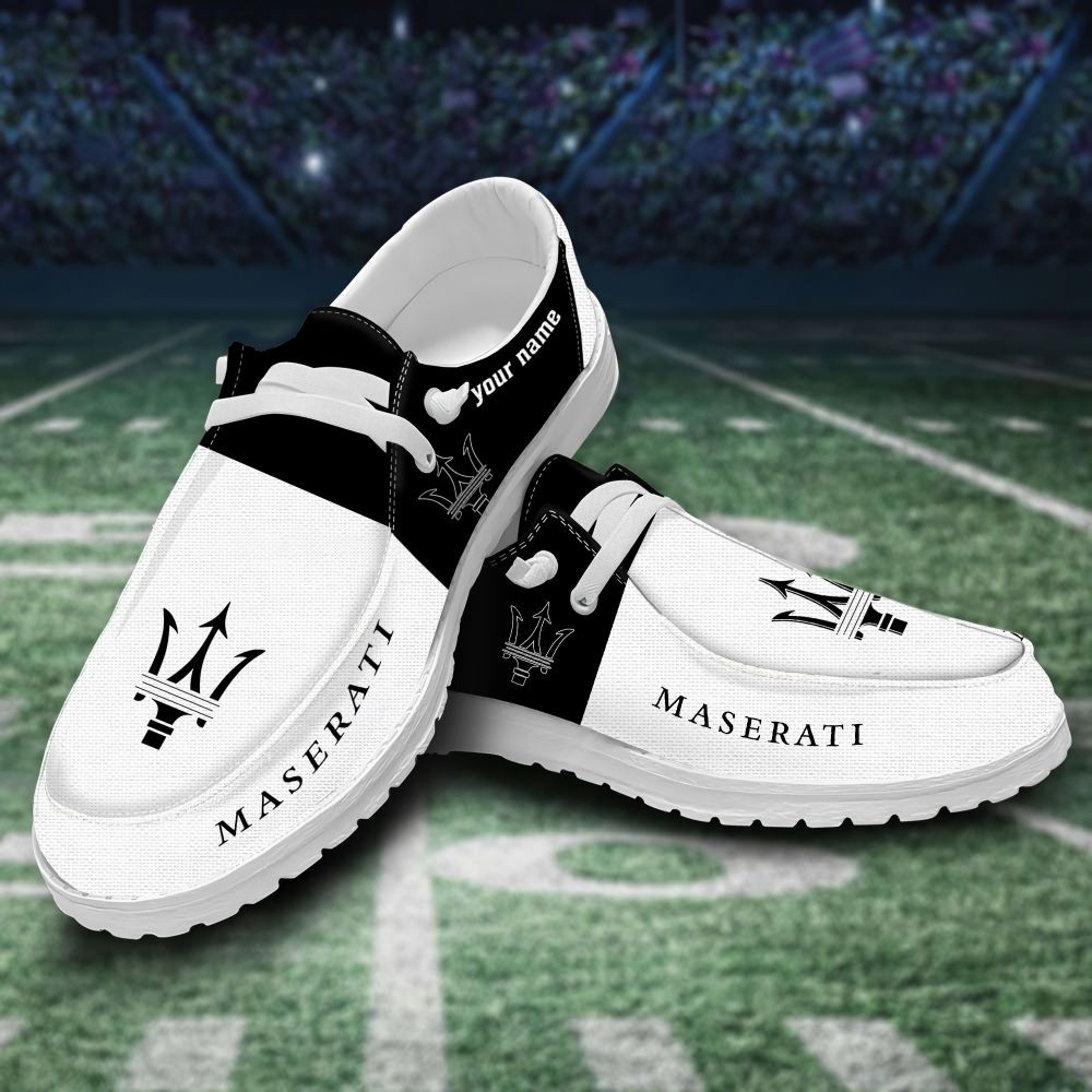 JWFancy Maserati Hey Dude Shoes Wally Men's Lace Up Loafers Comfortable For Men And Women