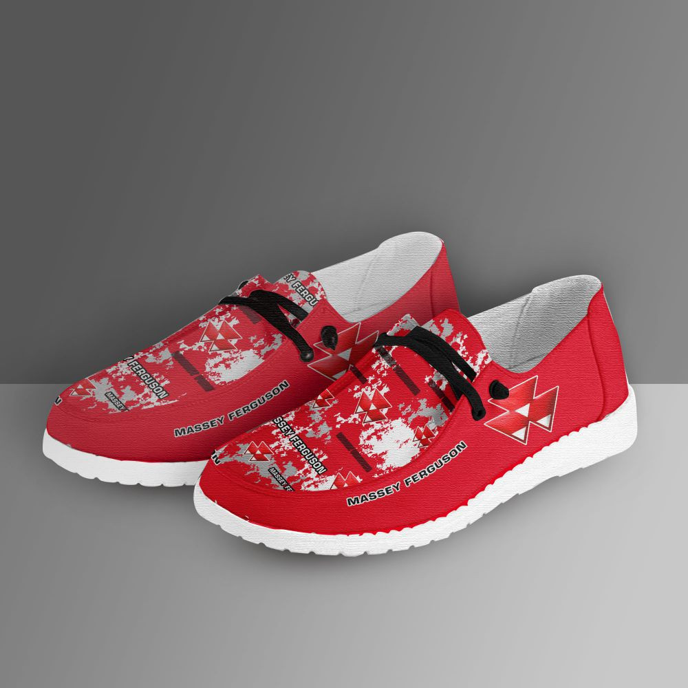 JWFancy Massey Ferguson Hey Dude Shoes Wally Men's Lace Up Loafers Comfortable For Men And Women