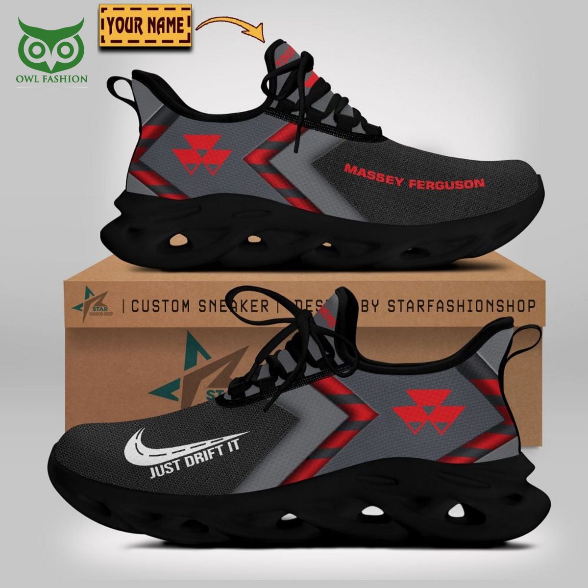 JWFancy Massey Ferguson Max Soul Shoes Sneakers For Men And Women