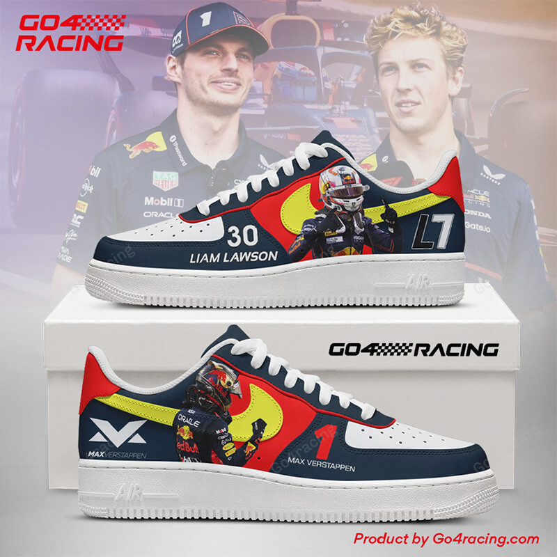 JWFancy Max Verstappen x Liam Lawson - Red Bull Racing Air Low-Top Sneakers Shoes For Men And Women